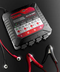 4 X 1.5 AMP Automatic Smart Lithium and AGM Battery Charger and Maintainer - DS18