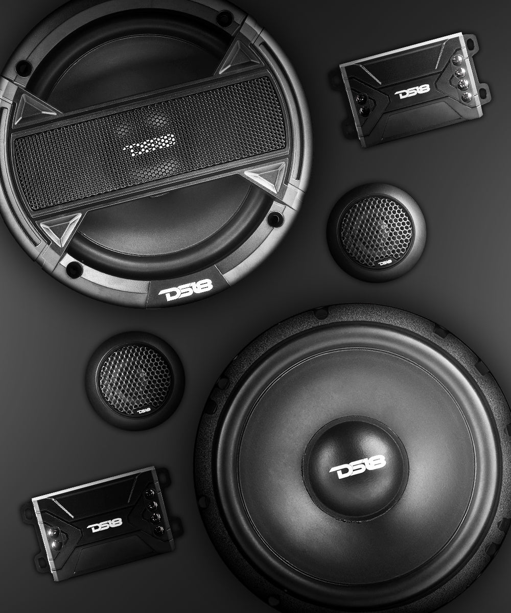 SELECT 6.5" 2-Way Component Speaker Set | 200W RMS 4-Ohm - DS18