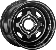 SEDONA STEEL 12X7 4/110 4+3 BLK FRONT/REAR