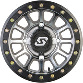 SANO BDLK WHEEL 14X7 4/110 5+2 (+10MM) BLK/AS CAST
