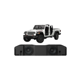 TXJTD8 Jeep Gladiator JT (2020-24) Under Seat Dual 8" Loaded Subwoofer Enclosure