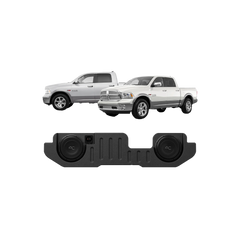 TXRM02D10 RAM Truck (2002-2025) Under Seat Dual 10" Loaded Subwoofer Enclosure