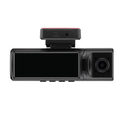 4K Triple Dash Camera with Front, In-Cabin and Rear Cameras, Wi-Fi, GPS and 3.16” IPS Display - DS18