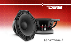 Octagonal 10" Mid-Range Loudspeaker 500 Watts Rms 8-Ohm - DS18