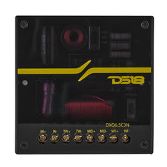 DXQ 6.5" 3-Way Component Speaker Set with Neodymium Magnet and Yellow Straw + Composite Foam Cone | | 180W RMS 4-Ohm - DS18