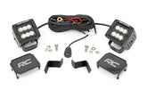 LED Light Kit | Ditch Mount | 2" Black Pair | Flood | Ford F-150 (15-26)/F-150 Lightning (22-26)