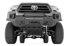 Front Bumper | High Clearance | Hybrid | 20" Blk DRL LED | Toyota Tacoma (16-23)