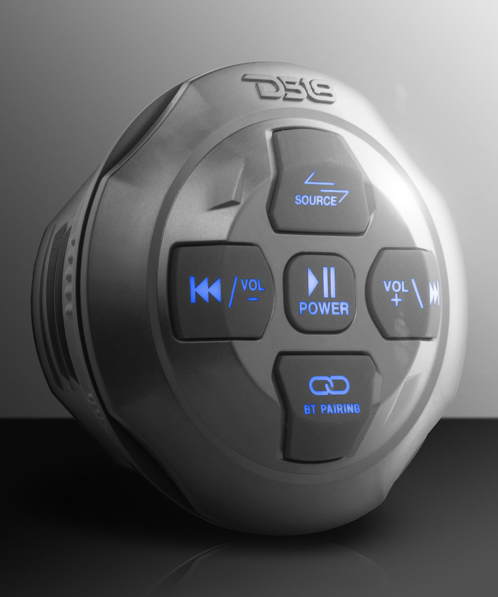 Marine And Powersports Waterproof Bluetooth Audio Receiver With Controls - DS18
