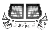 Cargo Rack | Dual 2" Black LED Pairs | Flush Mount | Polaris Ranger XP 1000