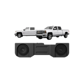 TXGM14D10 Chevy Silverado/GMC Sierra (2014-18) Under Seat Dual 10" Loaded Subwoofer Enclosure