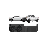 TXGM19D10 Chevy Silverado/GMC Sierra (2019+) Under Seat Dual 10" Loaded Subwoofer Enclosure