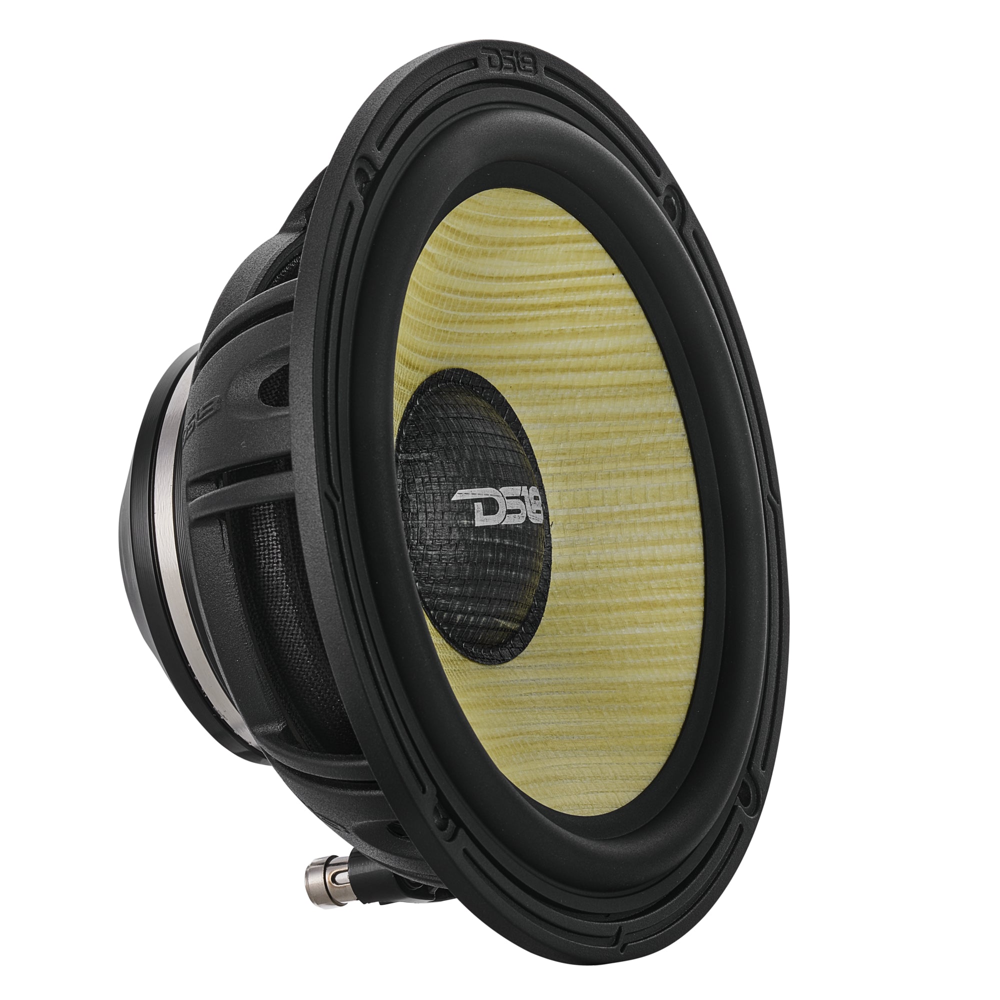 DXQ 6.5" 3-Way Component Speaker Set with Neodymium Magnet and Yellow Straw + Composite Foam Cone | | 180W RMS 4-Ohm - DS18