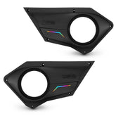 Polaris RZR Front Door Panels for 8” Speakers with Digital LED Lighting - DS18