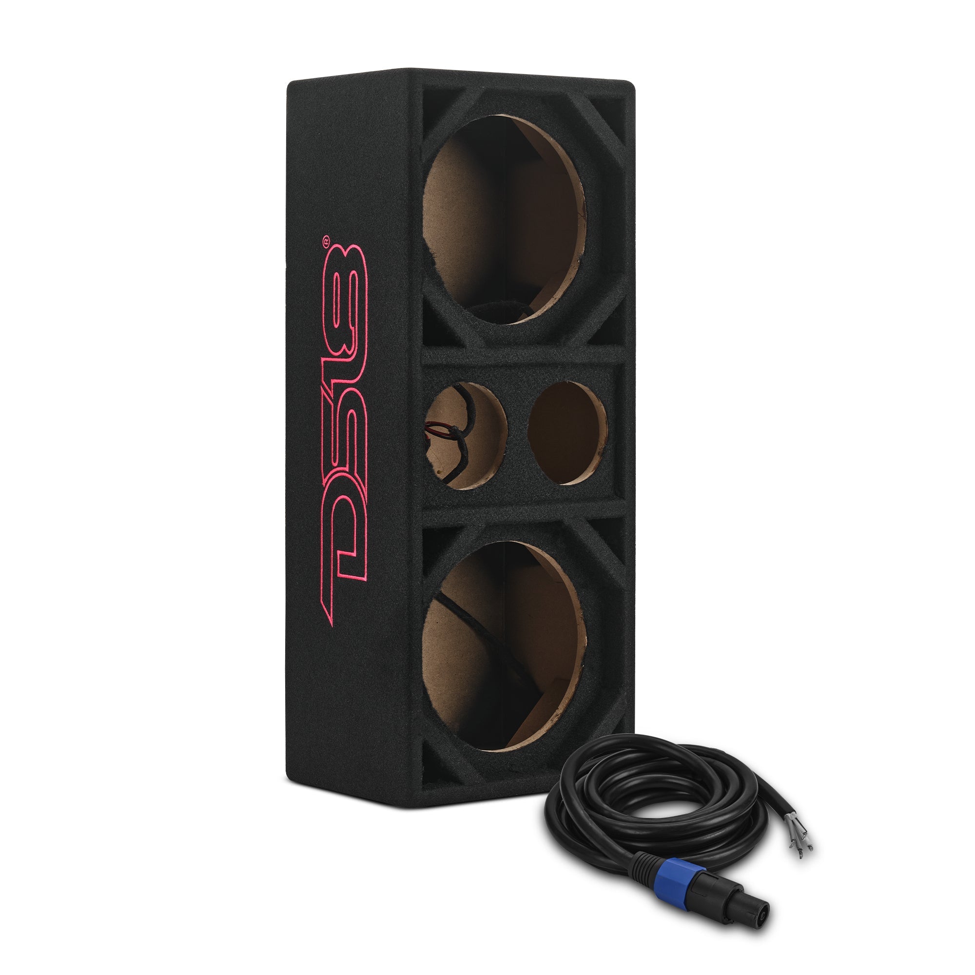 Dual 8” + Dual 4” Tweeter Ported Voceteo Empty Enclosure | Speakon-Ready - DS18