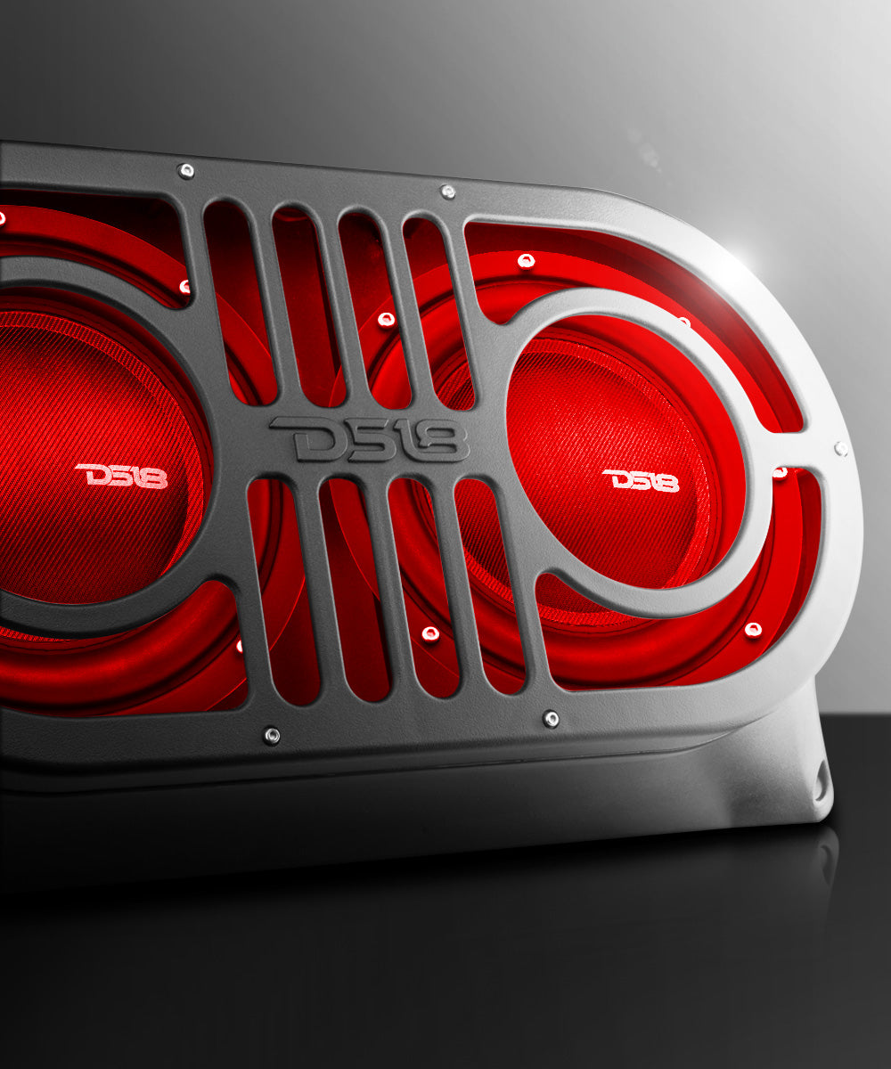 Jeep TJ,JK/JKU,JL/JLU Tailgate Subwoofer Enclosure for 2 X 10" - DS18
