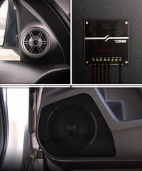 DX 6.5" 2- Way Component Speaker System With Kevlar Cone 230 Watts Rms 4-Ohm - DS18