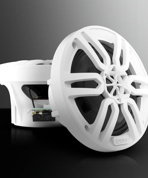MP 6.5" 2-Way Coaxial Marine Speaker 60 Watts Rms 4-Ohm -White - DS18