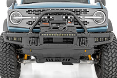High Winch Mount | All Models | 12000S | 20 Inch Black Single Row LED | Ford Bronco (21-26)