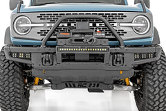 High Winch Mount | All Models | 9500S | 20 Inch Black Single Row LED | Ford Bronco (21-26)