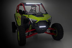 LED Light | Winch Mount | RS4500S | 10" Black Slimline | Polaris RZR Pro R