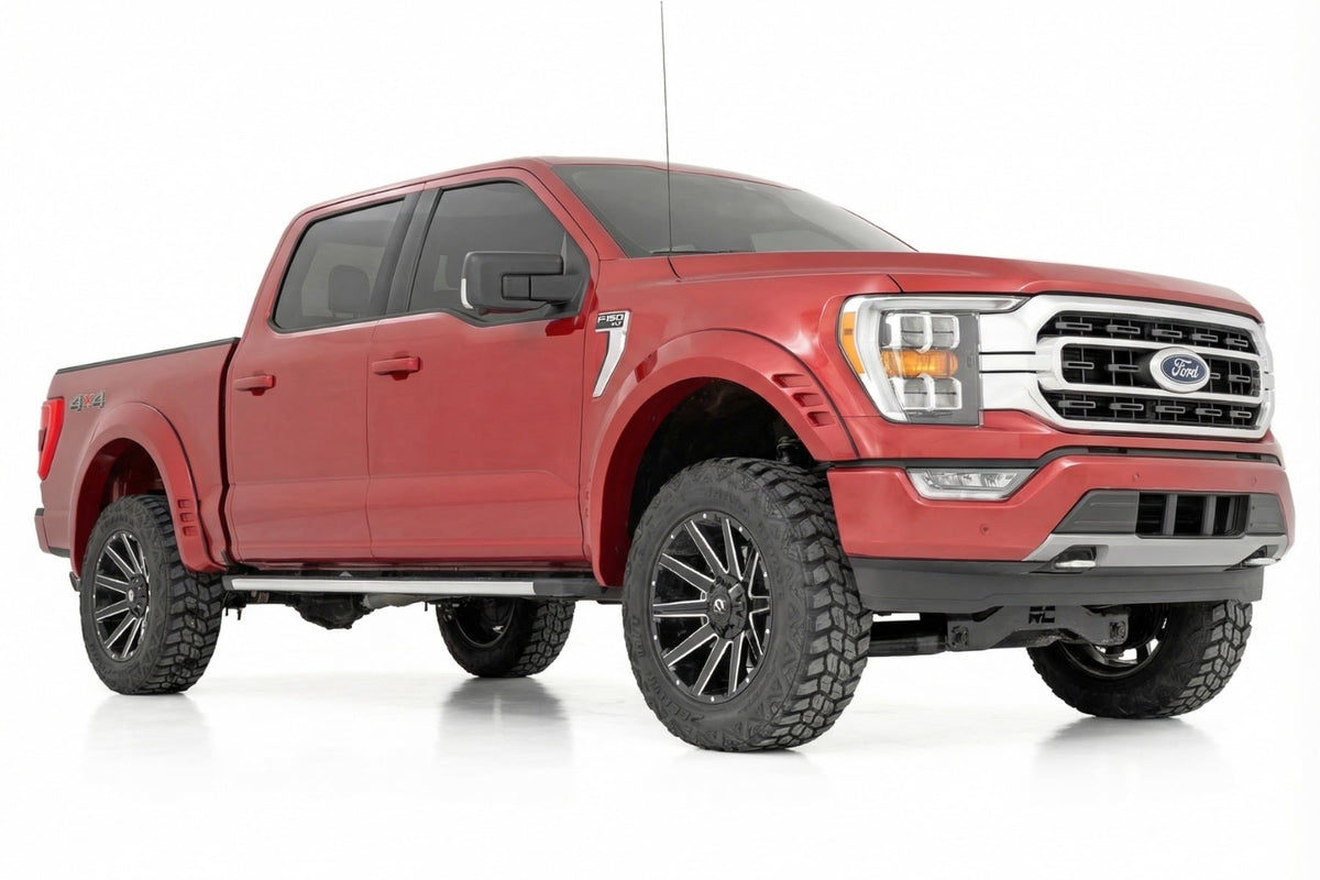SF1 Fender Flares | EA Hot Pepper Red | Ford F-150 2WD/4WD (2021-2026)