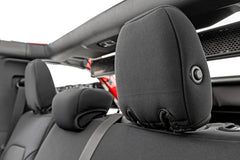 Seat Covers | Bucket Seats |W/Fold Down RR Armrest |FR & RR | 4DR | Ford Bronco (21-26)
