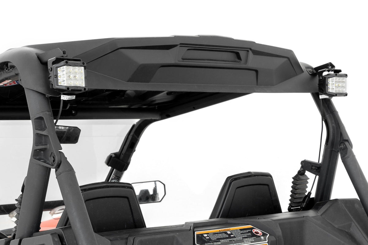 LED Light Kit | Rear Mount | 2" Chrome Pair | Wide Angle | Can-Am Maverick Sport 1000R