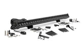 LED Light Kit | Hood Mount | 30" Black Single Row | Jeep Gladiator JT/Wrangler JL (18-26)
