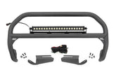 Nudge Bar | 20 Inch Black Single Row LED | OE Modular Steel | | Ford Bronco (21-26)
