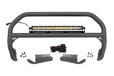 Nudge Bar | 20 Inch Chrome Single Row LED | OE Modular Steel | Ford Bronco (21-26)