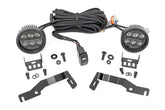 LED Light Kit | Ditch Mount | Black Series Round | 3.5 Inch | Amber DRL | Toyota Tacoma (24-26)
