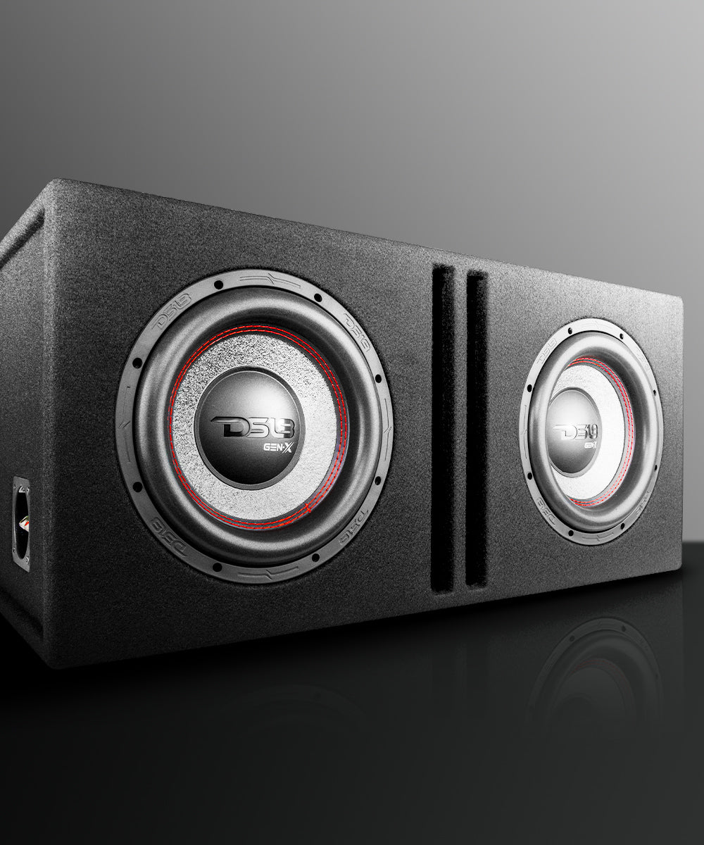 Dual 10" Loaded Subwoofer Ported Enclosure With GEN-X104D 800 Watts RMS - DS18