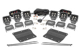 LED Light Kit | Fog Mount | Triple 2" Black Pair | Amber DRL | Ford Bronco (21-26)
