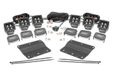 LED Light Kit | Fog Mount | Triple 2" Black Pair | White DRL | Ford Bronco (21-26)