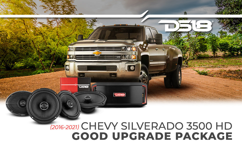 2016-2021 Chevy Silverado 3500 HD Crew and Extended Cab Front and Back Doors Speakers Good Upgrade/Replacement Package 1600