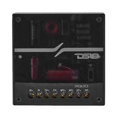 DXQ 6.5" 3-Way Component Speaker Set with Yellow Straw + Composite Foam Cone | 150W RMS 4-Ohm - DS18