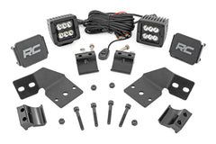 LED Light Kit | Front Mount | 2" Black Pair | Polaris XPEDITION XP