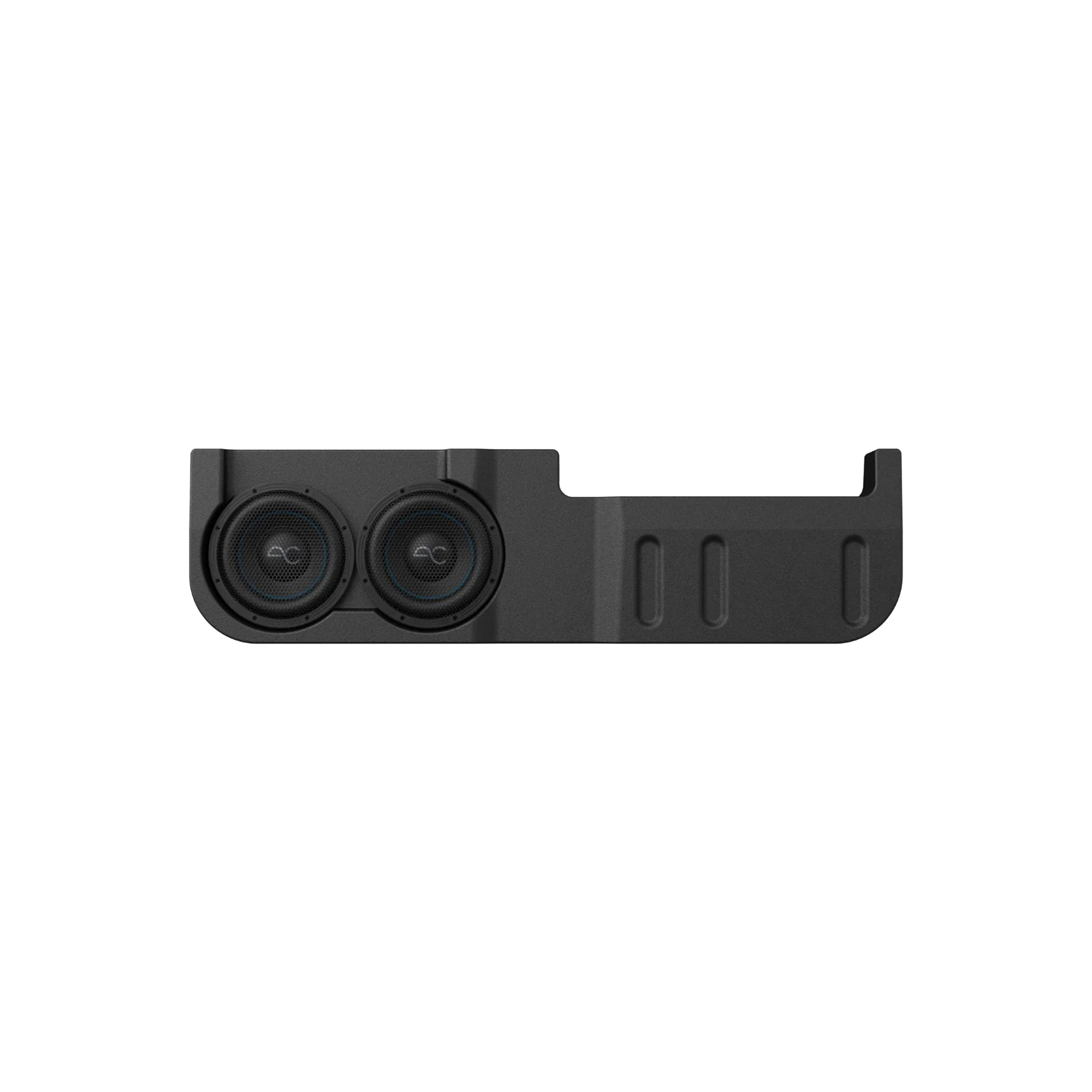 TXGM19D10 Chevy Silverado/GMC Sierra (2019+) Under Seat Dual 10" Loaded Subwoofer Enclosure