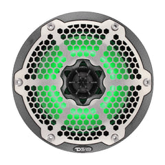 8” Marine 2-Way Hybrid Speaker with RGB LED, Compression Driver and Neodymium Magnet | 350W RMS 4-Ohm - DS18