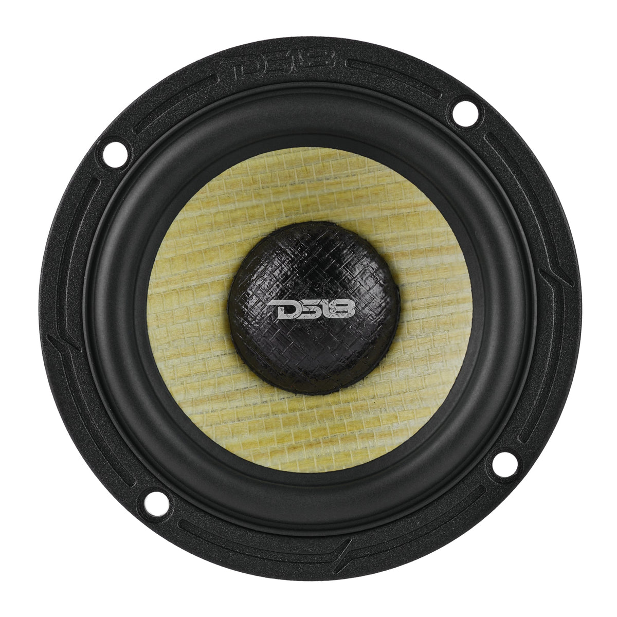DXQ 3.5” Midrange Speaker with Yellow Straw + Composite Foam Cone | 60W RMS 4-Ohm - DS18