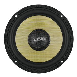 DXQ 6.5" 3-Way Component Speaker Set with Neodymium Magnet and Yellow Straw + Composite Foam Cone | | 180W RMS 4-Ohm - DS18
