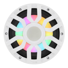 10” Marine Subwoofer with Hybrid Magnet Motor, Removable Grille and Digital LED Lights - 500W RMS 4-Ohm - DS18