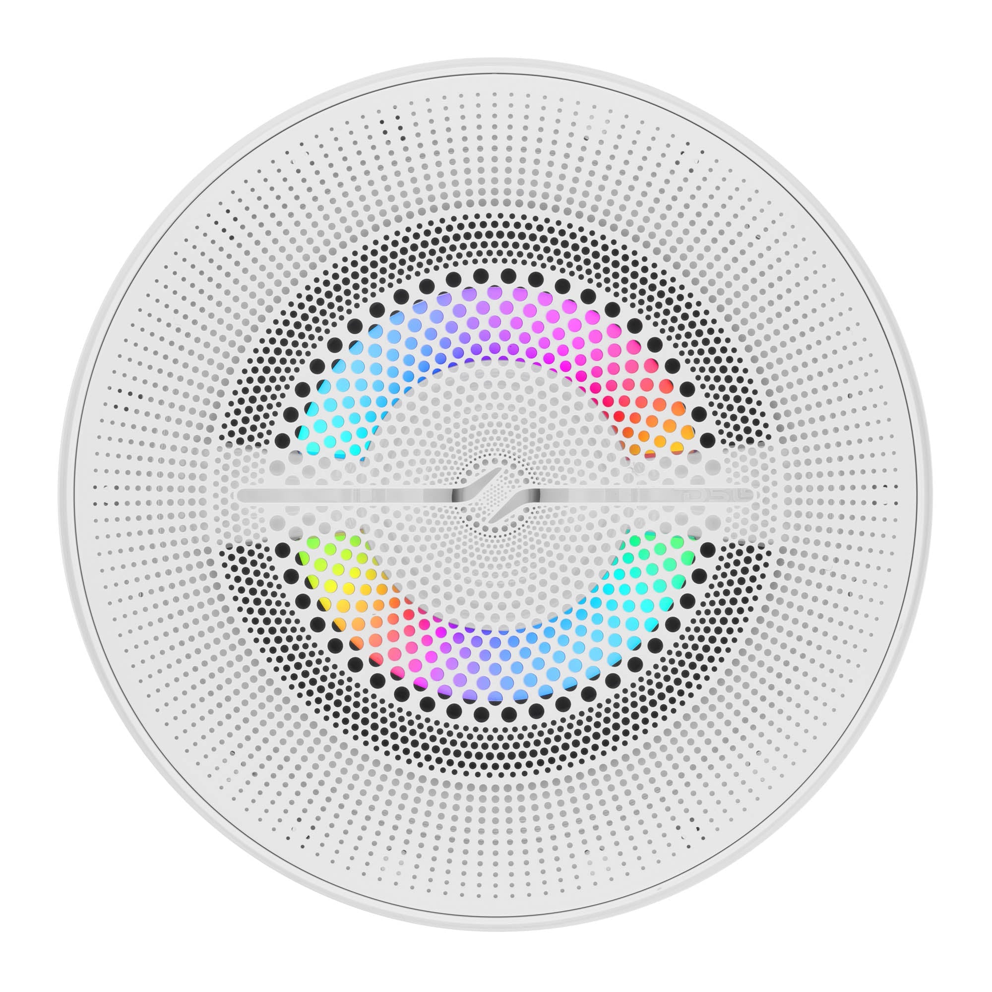 Luxury 6.5” 2-Way Marine Coaxial Speaker with Digital LED Lights and Flush Magnetic Mount Grille | 150W RMS 4-Ohm - DS18
