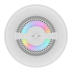 Luxury 6.5” 2-Way Marine Coaxial Speaker with Digital LED Lights and Flush Magnetic Mount Grille | 150W RMS 4-Ohm - DS18