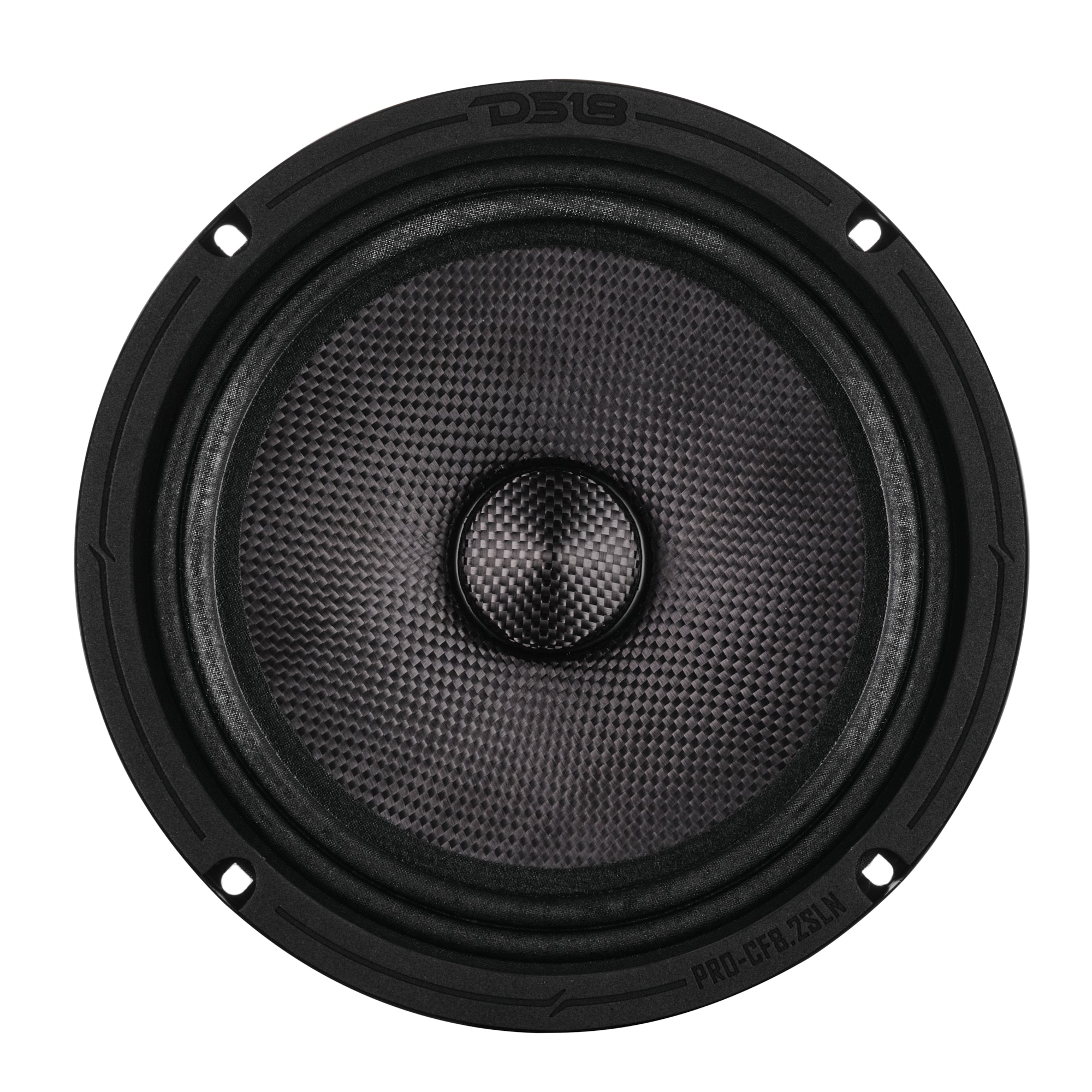 8” Slim Motorcycle & Motorsports Loudspeaker With Neodymium Magnet and Water Resistant Carbon Fiber Cone | 200W RMS 2-Ohm