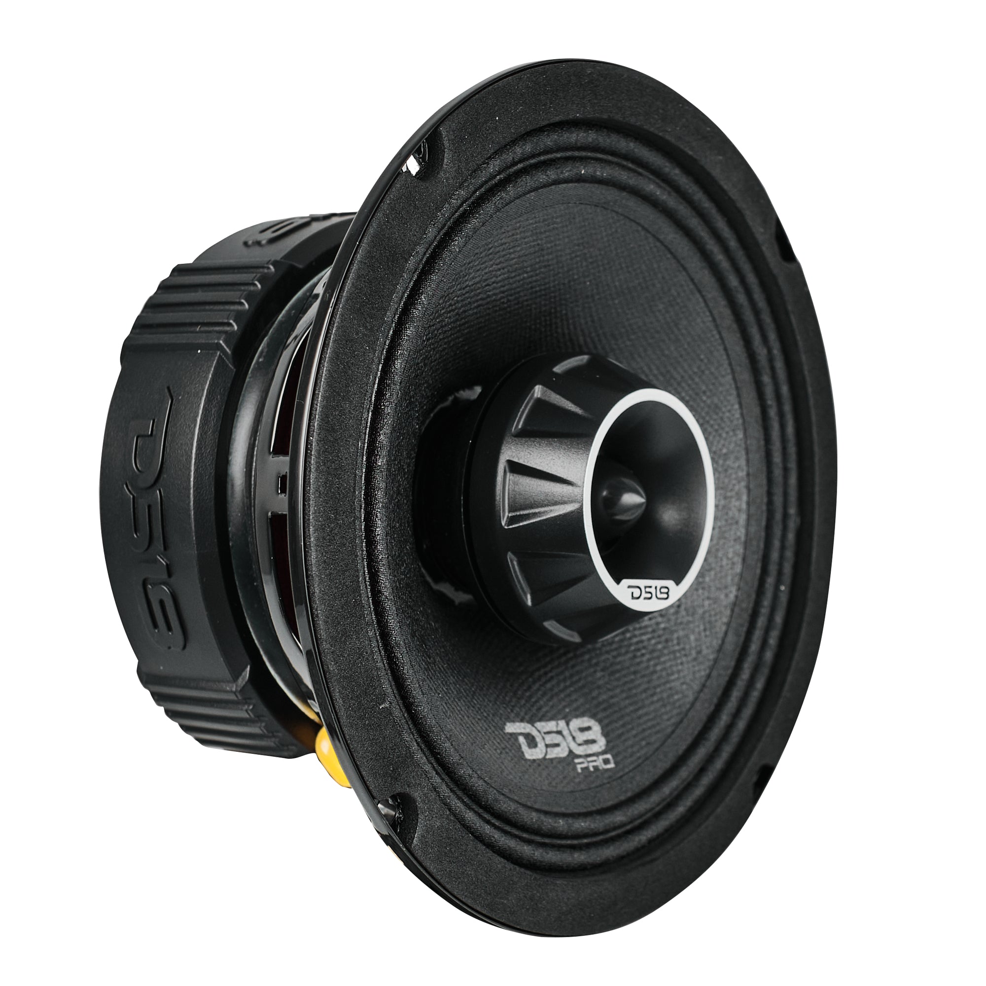 PRO-ZT 6.5" Coaxial Mid-Range Loudspeaker with Water-Resistant Cone Built-in Bullet Tweeter and Grill | 225W RMS 4-Ohm - DS18