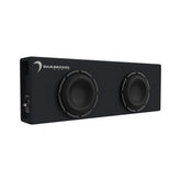 DESMB8DA - Dual 8" Slot Vented Active Subwoofer Enclosure (2 ohm )