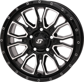 FUSION WHEEL 15X7 5+2 5/4.5 GLOSS BLK/MACHINED