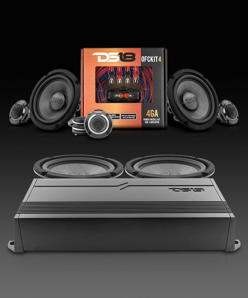 Stage3 Pro Audio Midbass Package - DS18