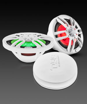 NXL 6x9" 2-Way Coaxial Marine Speaker with LED RGB Lights | 125W RMS 4-Ohm - DS18
